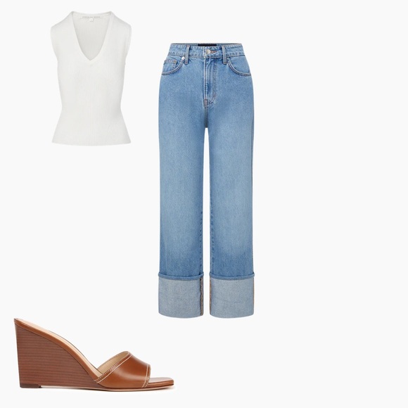 Veronica Beard Dylan High Rise Straight Leg - Picture 10 of 17